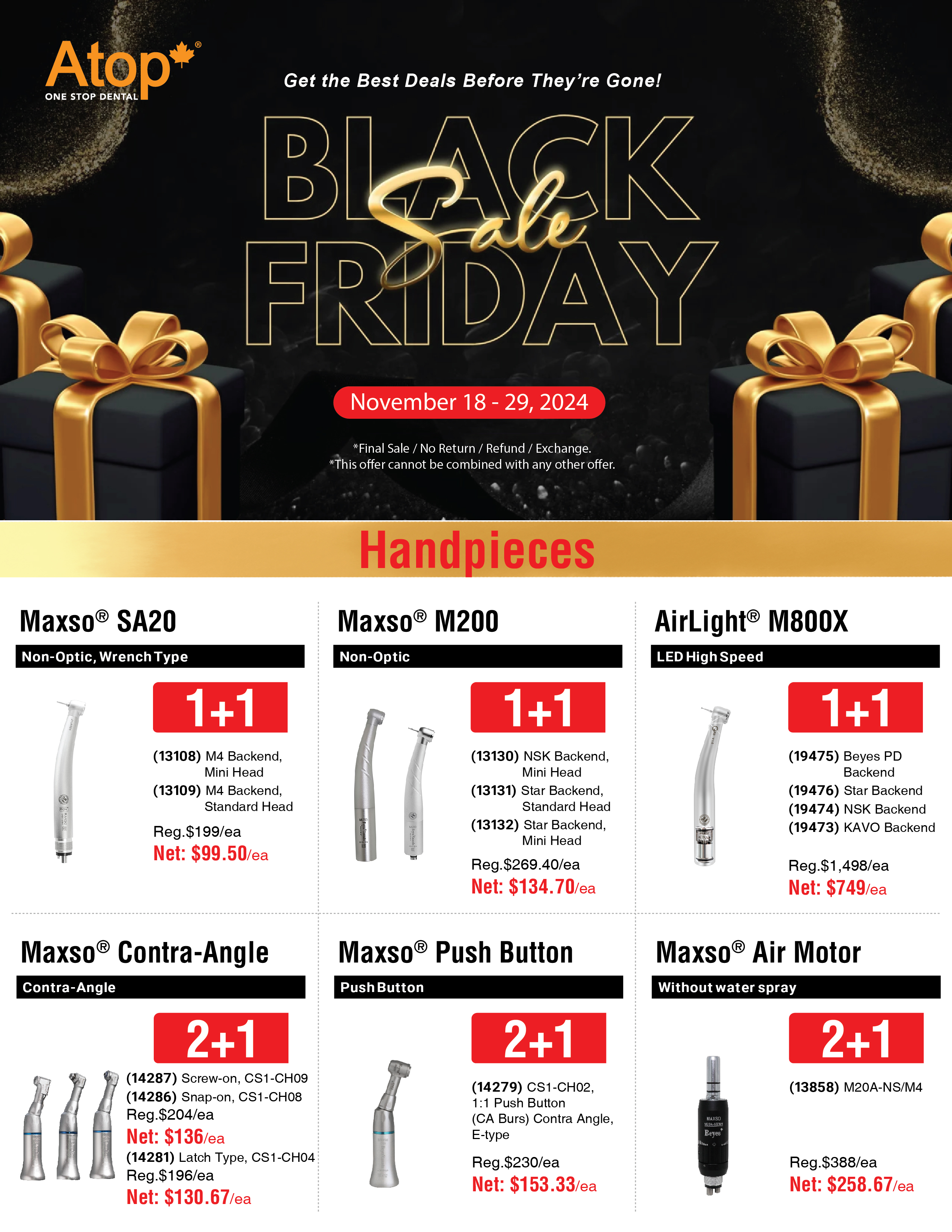 Black friday sale 2024 flyer 01