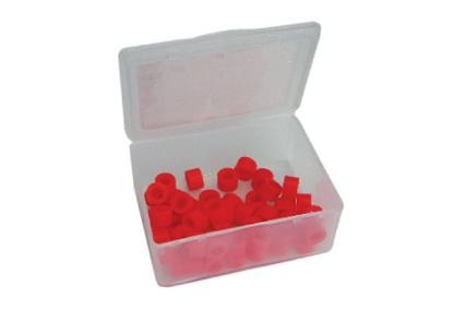 Autoclavable silcone instrument code rings atop