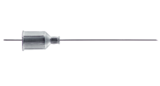 Thumb metal hub needle