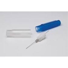 Plastic hub needle