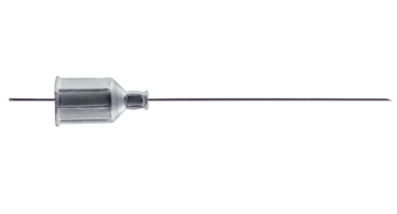 Large metal hub needle