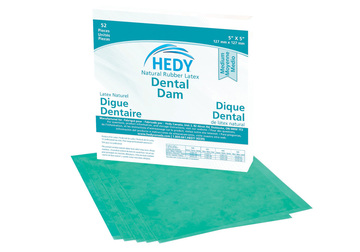 Large latex dental dam 5x5 medium green 310dg 5m new