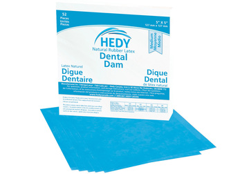 Large latex dental dam 5x5 medium blue 310db 5m new