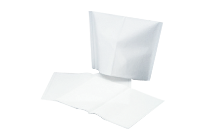 Tissue poly headrest covers medicom 500pc box 