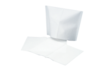 Large tissue poly headrest covers medicom 500pc box 