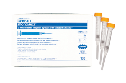 Irrigation syringes with endodontic needle monoject