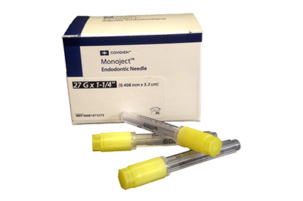 Covidien monoject endo needles 27g 3
